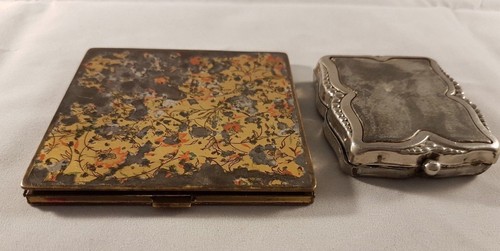 Caja Puff, Juego de 2, De Colección, Hecho en Francia a partir de la década de 1930 - Imagen 2 de 7