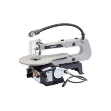 Draper 1x 405mm 90W 230V Variable Speed Fretsaw Flexible Drive Shaft & Worklight