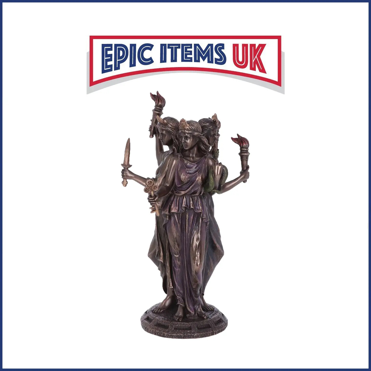 Nemesis Now Hecate Goddess of Magic Figurine Triple Goddess Ornament 21cm - NEW