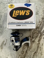 Lews CI400 Custom Inshore Speed Spinning Reel 7BB Gear Ratio 6.2-1