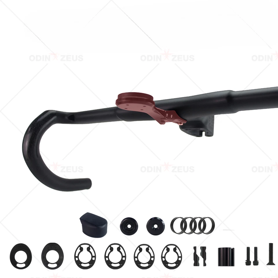 Creston Ic Sl Carbon Focused One Piece Cockpit Bike Handlebar for Gravel Road - Image 3 of 4