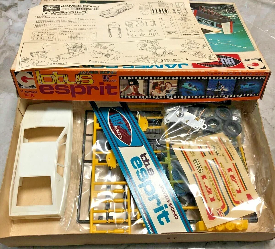 Japón Eidai Toys 007 James Bond LOTUS ESPRIT COCHE SUBMARINO '77 coche modelo plástico Foto 2 de 4