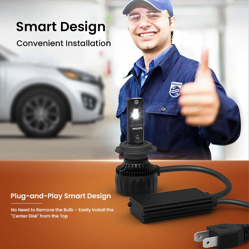 Philips Ultinon Rally 3551 High-Brightness LED 2-Pack Super Bright Car Lights - Image 4 of 4