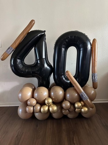 40in Foil Letter Balloons Number Balloon Baby Shower Wild One Decor Supplies 846 - Picture 4 of 16