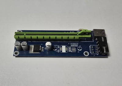 Gpu Mining PCIE Riser X16 Zu X1 Adapter Grafikkarte MOLEX USB