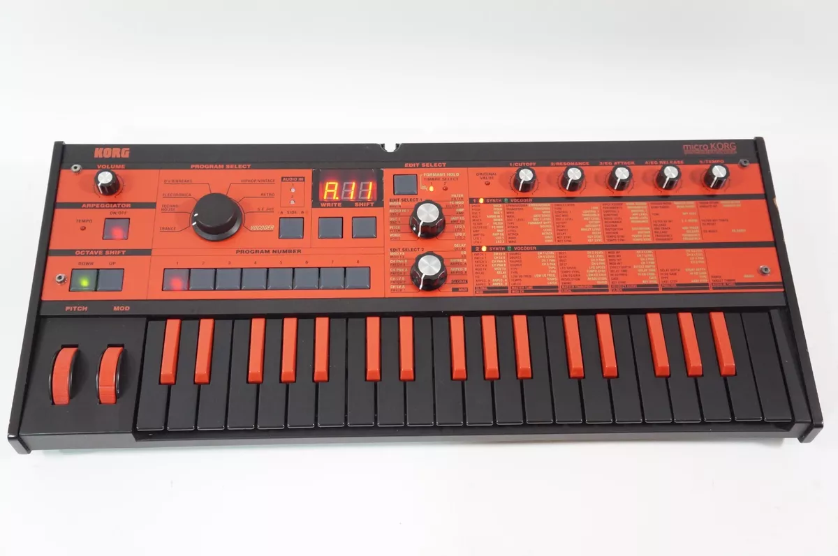 KORG microKORG BKRD Limited Black x Red Analog Modeling