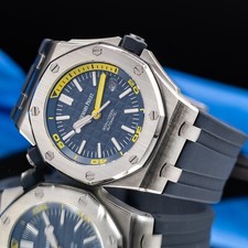 Audemars Piguet Royal Oak Offshore Diver Blue/Yellow 42mm 15710ST.OO.A027CA.01 10