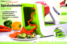 maxx cuisine Spiralschneider DELUXE neu OVP 3 Schneideinsätze Streifen&Spiralen!