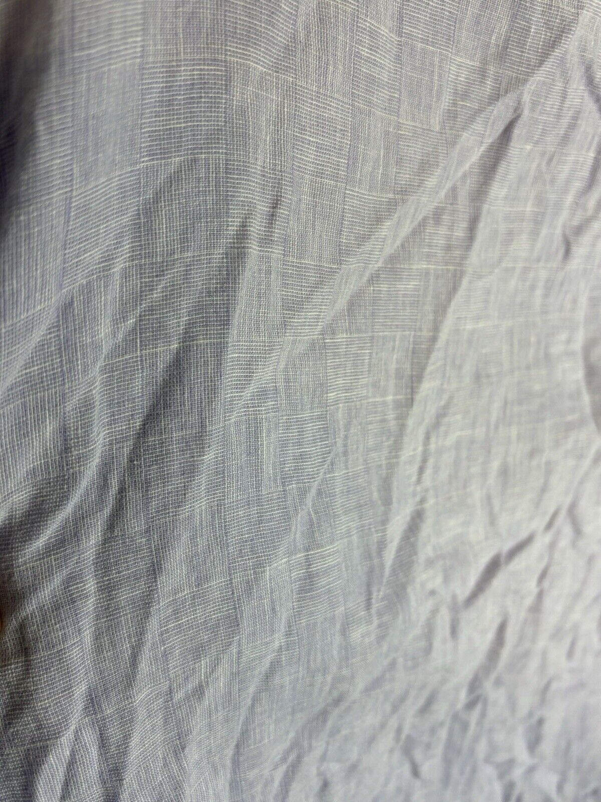 Men's MICHAEL KORS Purple Linen Blend Size XL Button Front Shirt thumbnail 3