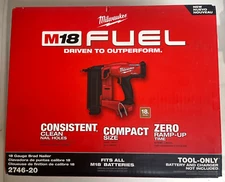 Milwaukee M18 FUEL™ 18 Gauge Brad Nailer 2746-20