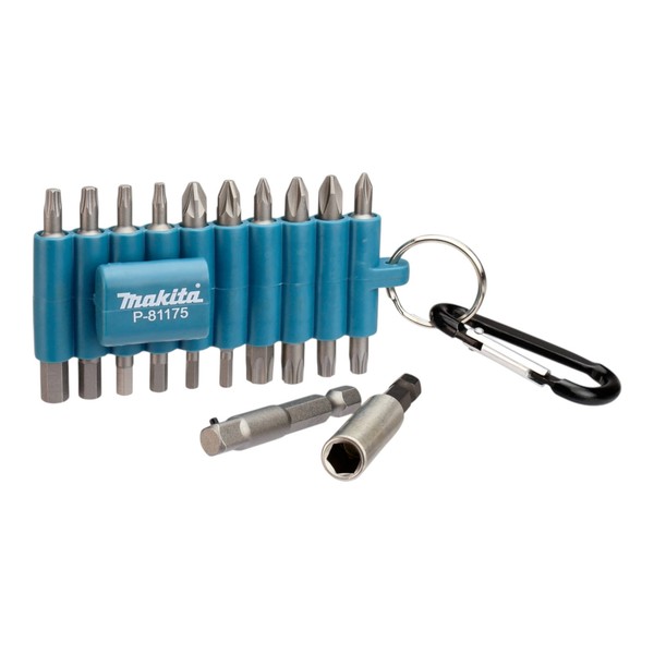 Makita Bit Set 22 Teilig 25 Mm Mit Karabiner ( P-81175 ) Ph / Pz / Tx / Hex-image