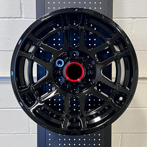 16" W216 PRO STYLE GLOSS BLACK WHEELS RIMS FOR TOYOTA FJ CRUISER TACOMA 16X7 +25