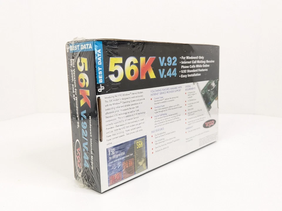 Best Data Smart Ones 56K Windows Internal Modem V.92/V.44 56HP 2004 New - Image 4 of 4