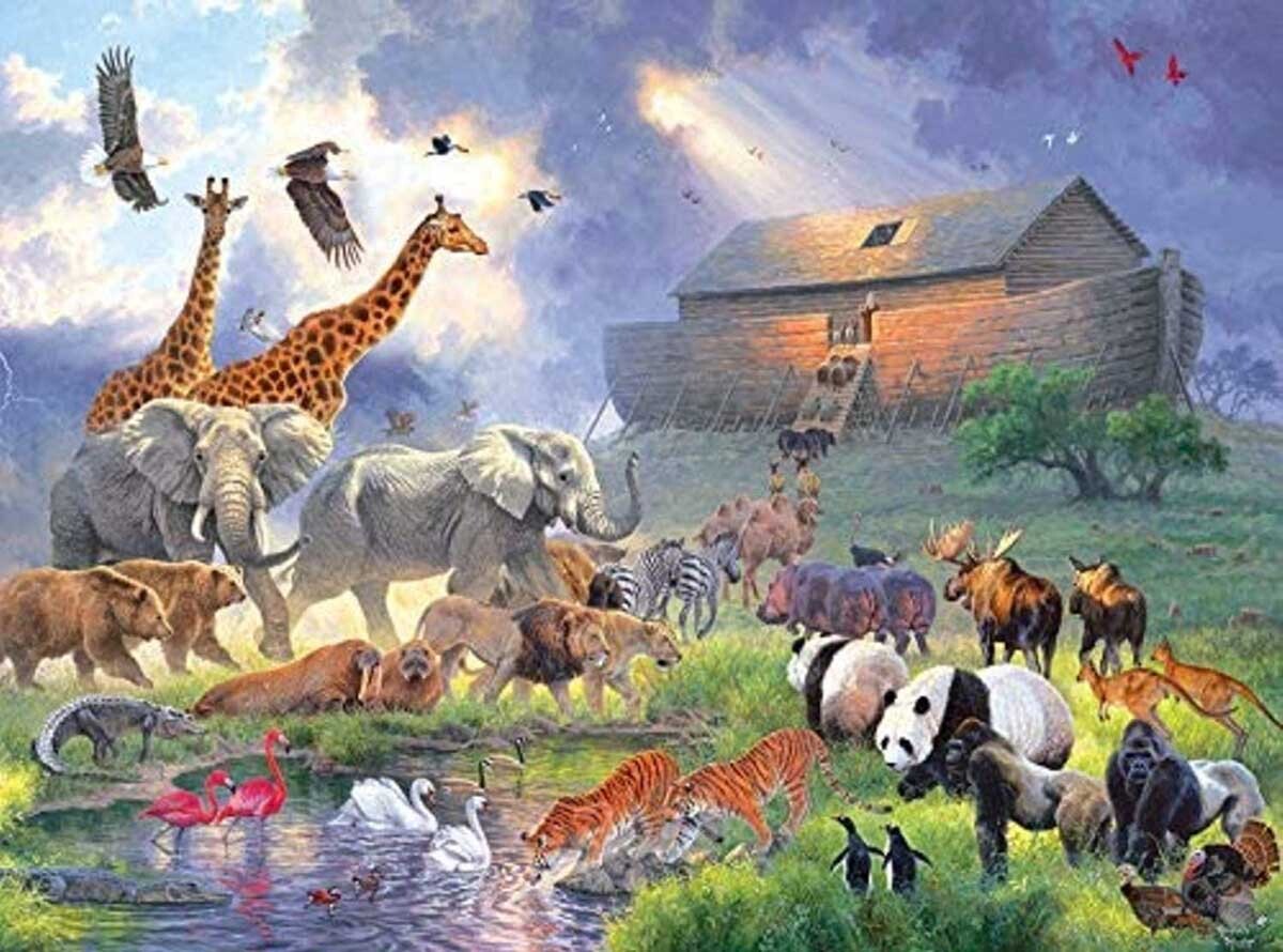 Inspirations 1000 PC Jigsaw Puzzle Noah's Ark Abraham Hunter Art