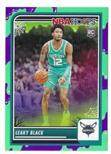 2023-24 Haunted Hoops Leaky Black Slime Rookie #248 Charlotte Hornets RC
