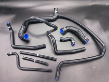 4 PLY Silicone Radiator Coolant Hoses fit Land Rover Defender 300TDI RHD Black