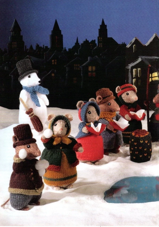 Sirdar DK Knitting Pattern - 4132 Dickensian Mice Toys - Image 2 of 3
