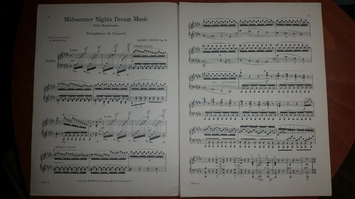 Mendelssohn Missummer Nights Dream Sidney Smith op. 76 1908 - Bild 3 von 5