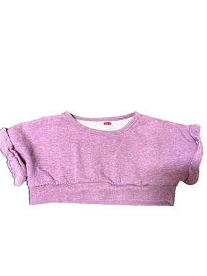 Name It Brand Girls  Pink Sweatshirt Sz 5-6 Years Half Sweatshirt Balletcore