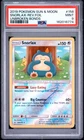 2019 POKEMON SUN & MOON UNBROKEN BONDS #158 SNORLAX-REVERSE FOIL PSA 9