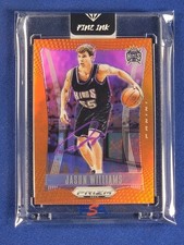 Jason Williams 2023-24 Panini Prizm Deca Orange Refractor 20/49 #178 AUTO