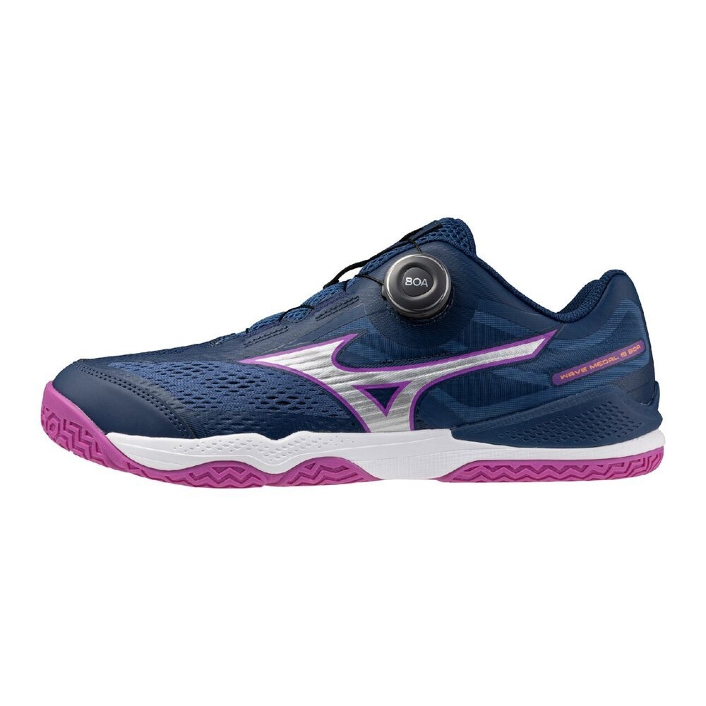 MIZUNO Wave Medal 8 BOA 81GA2692 02 Navy Galaxy Silver Width 2E
