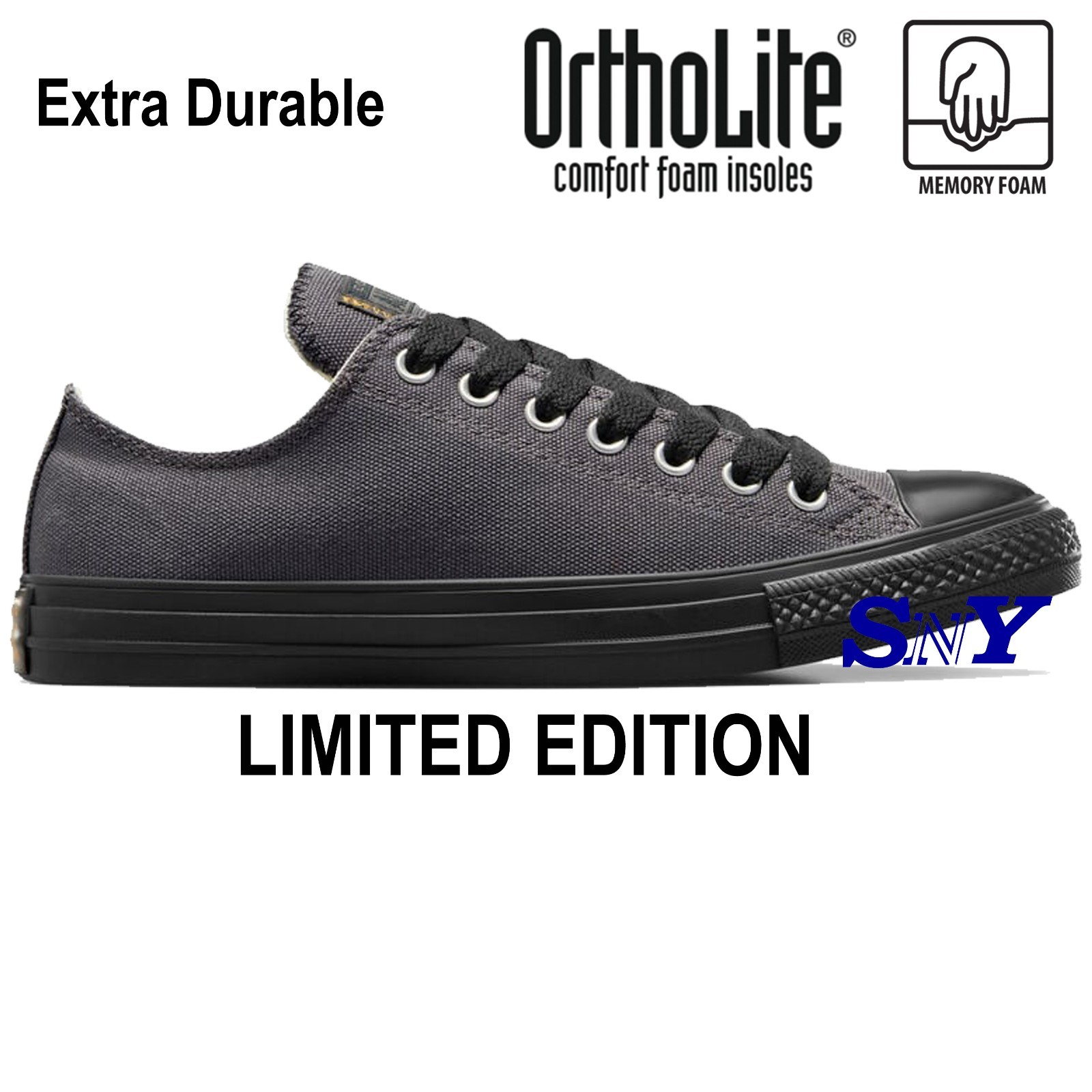 SAOLA Scarpe basse uomo CONVERSE Chuck Taylor All Star tela pesante extra resistenti