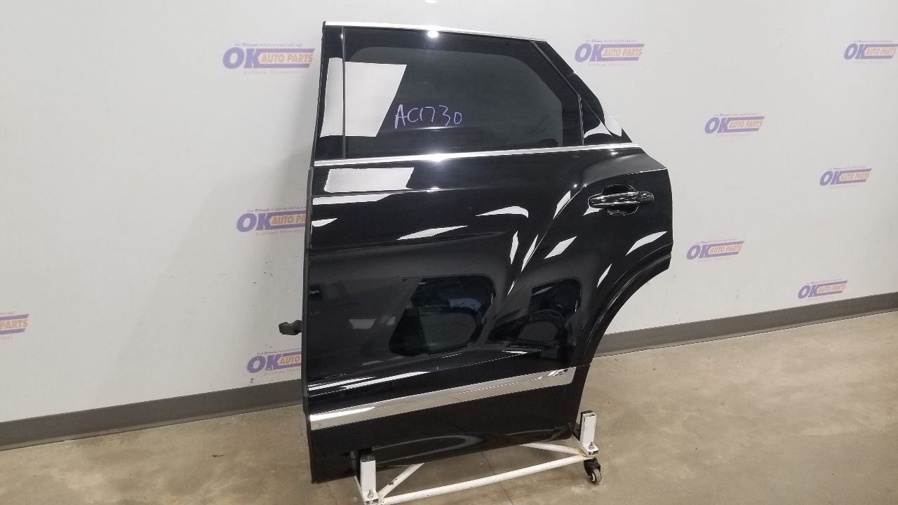 17 BENTLEY BENTAYGA DOOR ASSEMBLY REAR LEFT DRIVER BLACK