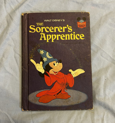 Disney The Sorcerer s Apprentice Hardcover Book - Walt Disney s Story - 1973