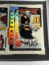 1996-97 Be A Player Link 2 History REFRACTOR AUTO (set break) PATRICK LALIME