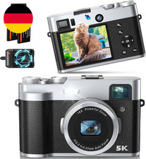 5K Digitalkamera Mit Doppelobjektiv 48MP Fotoapparat Digitalkamera Mit Sucher Au