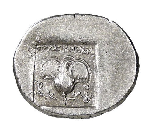 Rhodes. HELIOS/Rose, Thrasymedes as Magistrate. Ancient Greek Silver Drachm Coin - Picture 10 of 10