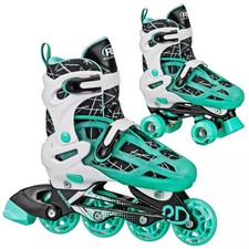 QUAD COMBO SKATES - ROLLER DERBY PRODIGY KIDS ADJUSTABLE INLINE