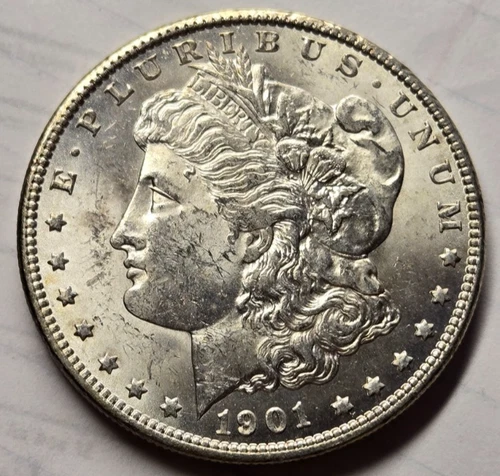 1901 O MORGAN SILVER DOLLAR COIN SILVER UNCIRCULATED