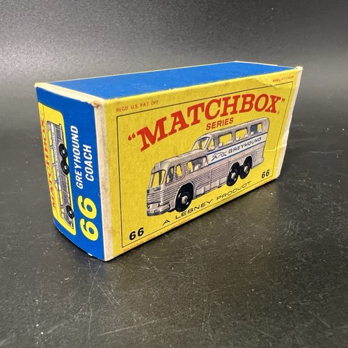 Matchbox Lesney #66 Greyhound Coach Bus NUR BOX - OHNE Bus - Bild 3 von 9