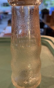 Crowley’s Dairy, NY Tall Half Pint Frosted Milk Bottle