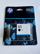 NEW FACTORY SEALED HP 65 BLACK INK CARTRIDGE FREE SHIPPING