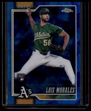 2026 Topps Chrome Sapphire Edition #294 Luis Morales Athletics Rookie Card (RC)!. rookie card picture