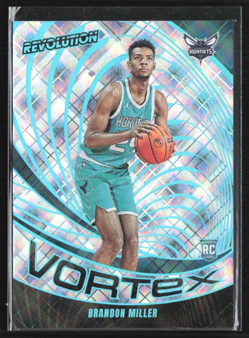 Brandon Miller 2023-24 Panini Revolution Vortex Cosmic RC /99 #3 Charlotte