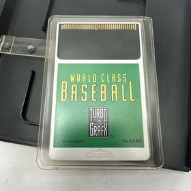World Class Baseball - Complete  - Turbo Grafx 16