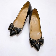 Women's Wear Valentino Valentino Garavani Pumps Studs Ribbon Black 23cm