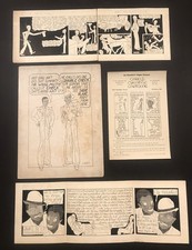 African American Original Drawings For Cartoons Ca 1930 Paul Carey Baltimore