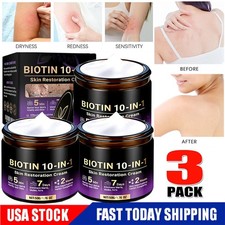 3X 2026 Biotin 10-in-1 Skin Restoration Cream, Professional Skin Treatment Cream