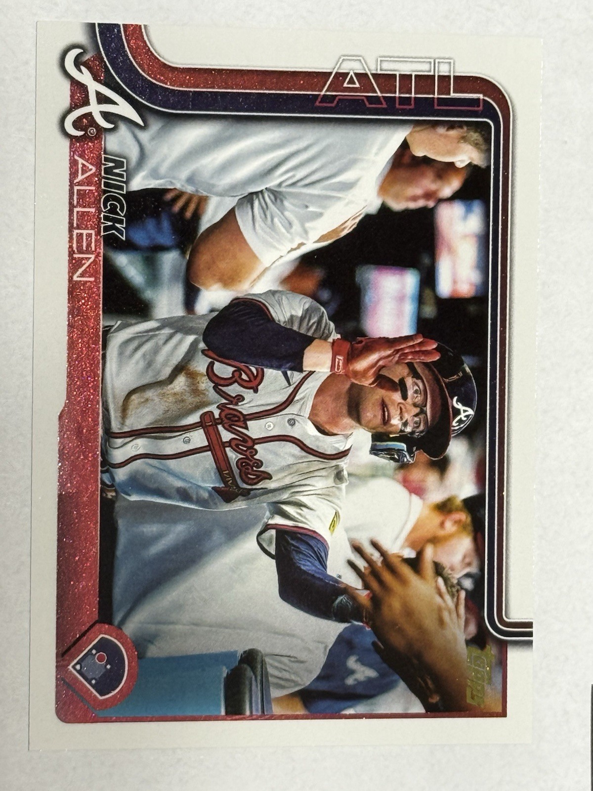 2025 Topps Update Series Nick Allen US106 Golden Mirror Variation SSP