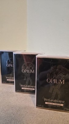 3 x Yves Saint Laurent Black Opium Eau de Parfum für Damen - 50 ml Neu OVP