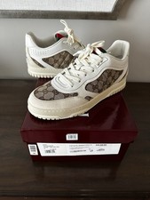 Gucci Re-Web Sneaker Beige Canvas Size 9