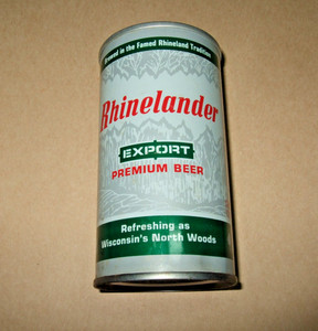 Rhinelander Export Premium Beer Can SS Steel