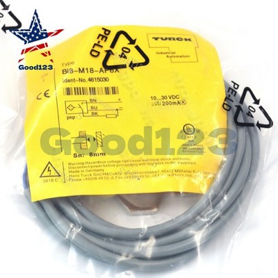 1PC NEW TURCK BI8-M18-AP6X 4615030 Inductive sensor PNP