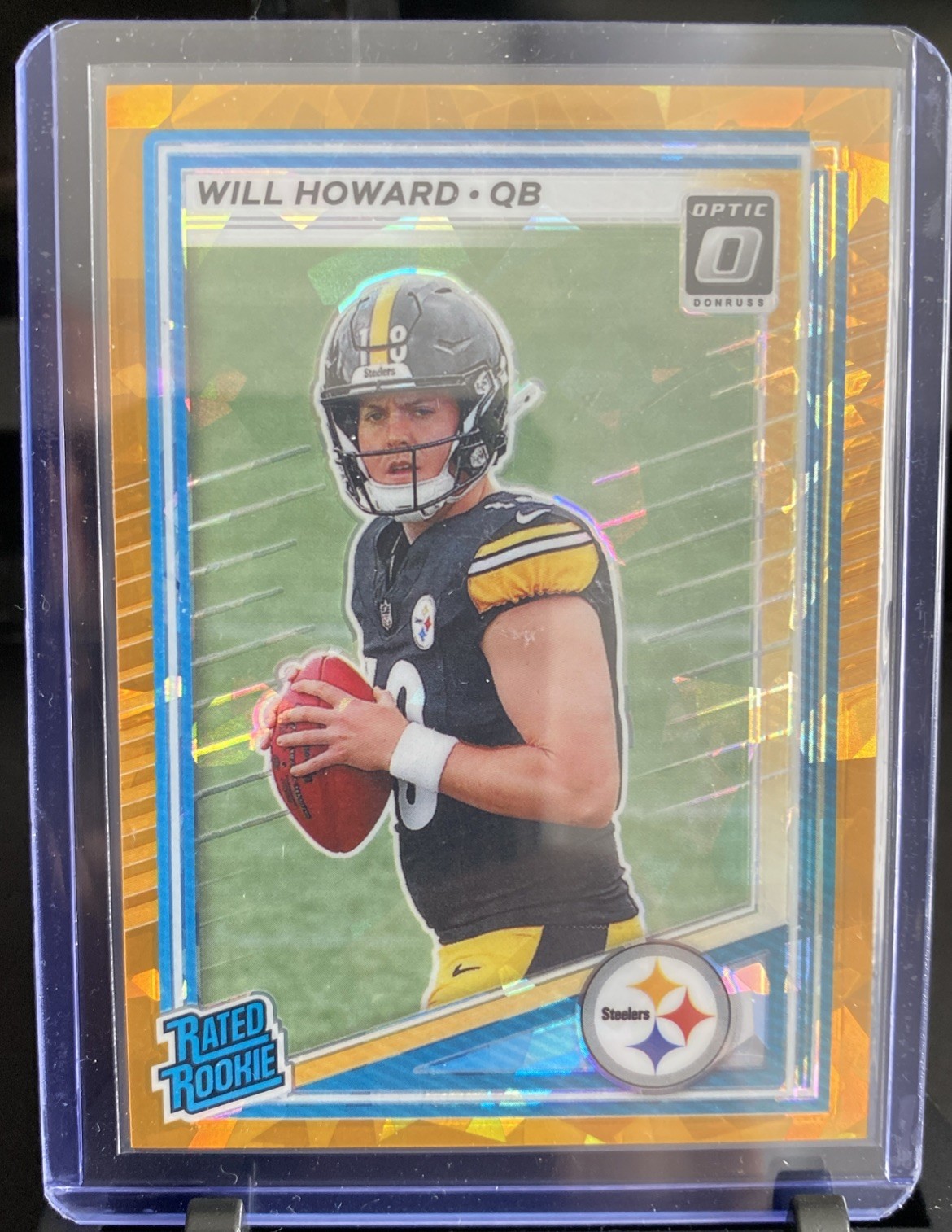 2025 Donruss Optic Rated Rookie Preview Gold Ice Will Howard /10