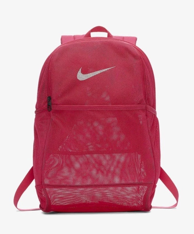 NEW NIKE Brasilia MESH 9.0 IX Backpack Student BA6050-666 PINK/WHITE
Opens in a new window or tab
